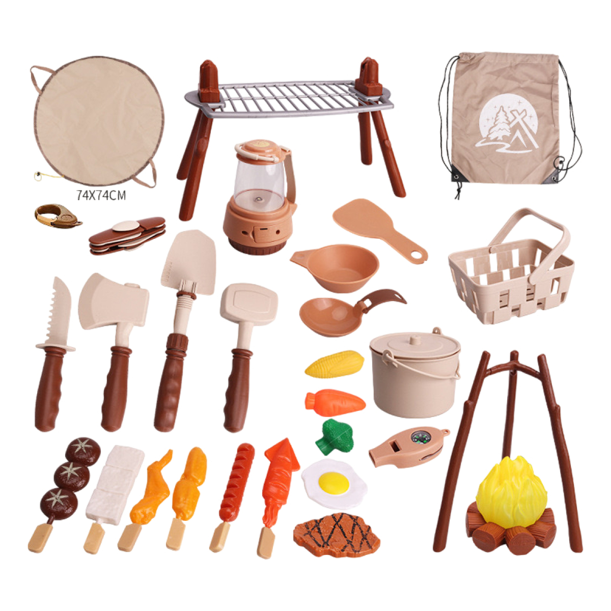 Juguete Set De Campamento Camping Para Niños - Imagen 1