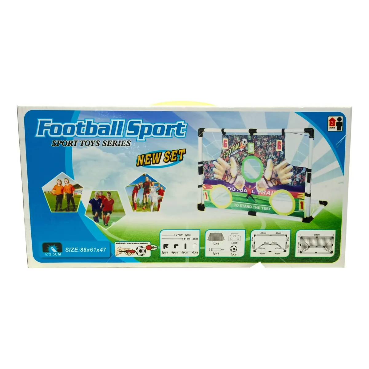 Mini Arco De Fútbol Práctica Puntería 2 En 1 + Pelota - Imagen 6