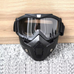 Mascara Para Casco Abierto Antiparra Protección Moto - Imagen 2