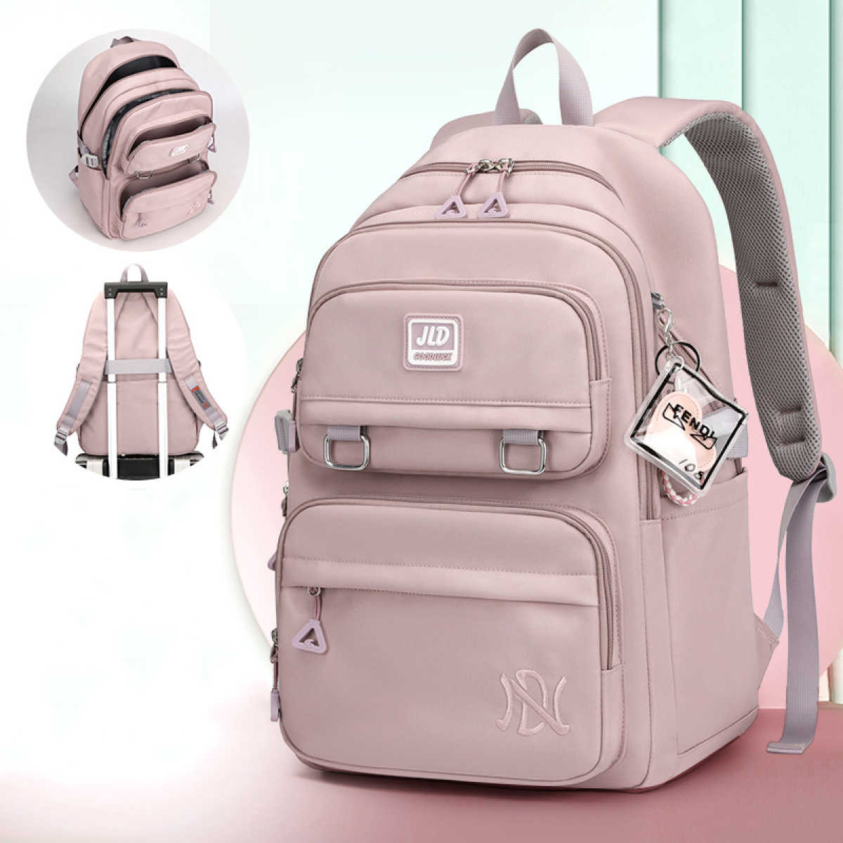 Mochila Gran Capacidad Impermeable Escolar Urbana Resistente - Imagen 12