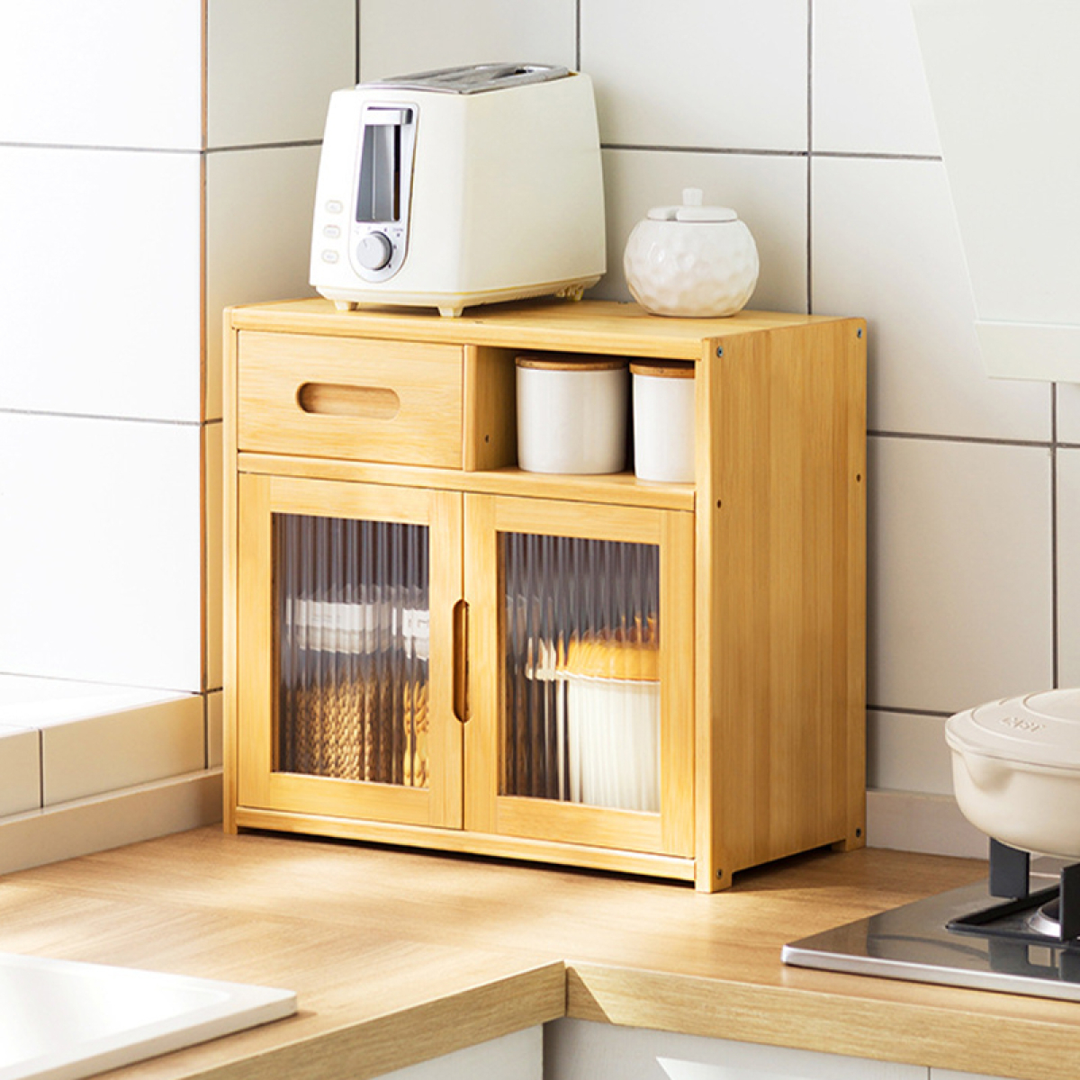 Gabinete Alacena Para Cocina Mueble Organizador Con Puertas - Imagen 2