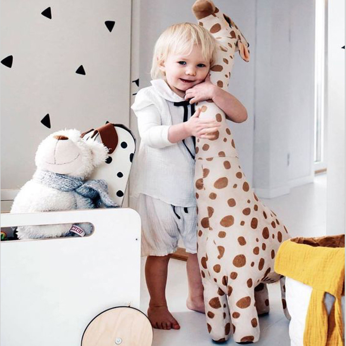 Animal De Peluche Jirafa Realista 100cm - Imagen 5