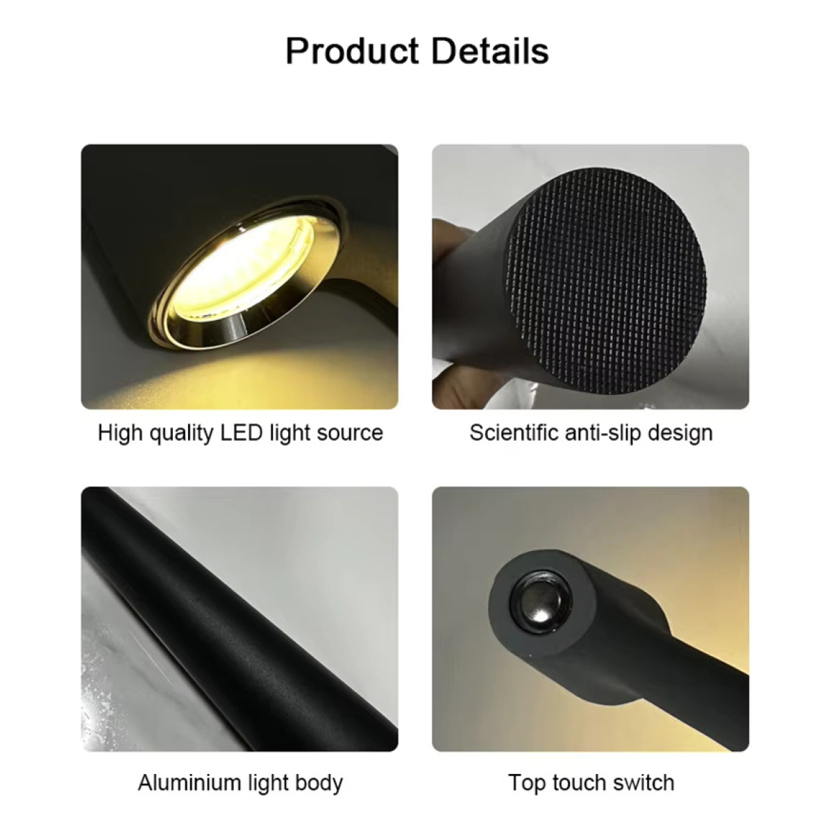 Lampara Para Escritorio Mesa De Luz Portatil Moderna - Imagen 11