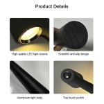 Lampara Para Escritorio Mesa De Luz Portatil Moderna - Imagen 11