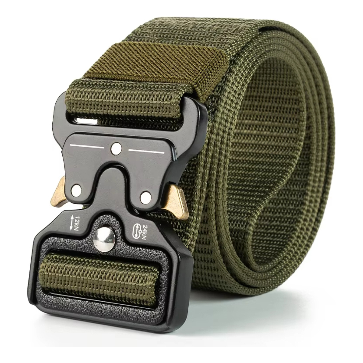Cinturon Táctico Con Hebilla De Metal Regulable - Imagen 1