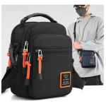 Morral Bandolera Riñonera Mochila Unisex Urbana 6 Bolsillos - Imagen 6