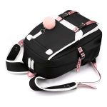Mochila Kawaii Impermeable Usb Notebook Escolar - Imagen 15