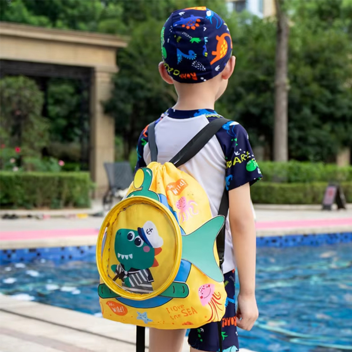 Mochila Para Natacion Infantil Niños Gimnasio - Imagen 4