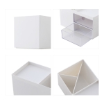 Caja Organizadora Maquillaje Cosméticos Con Doble Cajón - Imagen 3