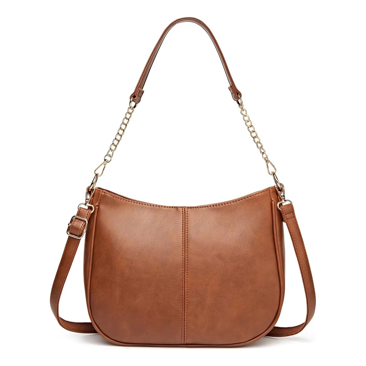 Cartera Bandolera Asa Con Cadena Para Mujer En Cuero Pu - Imagen 5