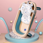 Colchon Para Bañito Plegable Soporte Para Bebe Baño - Imagen 8