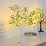 Arbol Led Con Hojas Y Ramas Decoracion Fiestas 65cm - Imagen 3