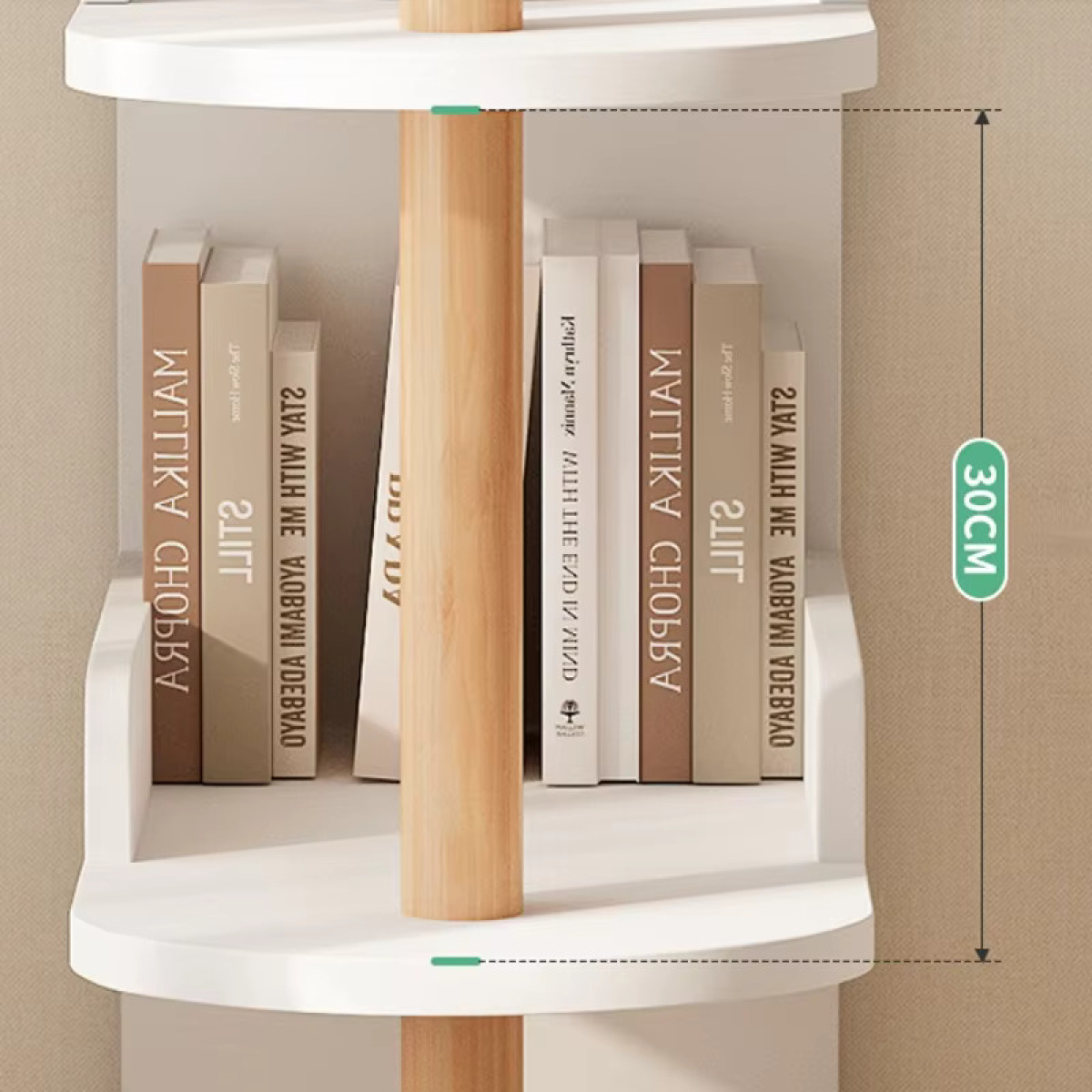 Mesa De Noche Organizador De 4 Estantes Para Dormitorio - Imagen 4