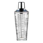 Coctelera De Vidrio Profesional Mezclador Con Recetas