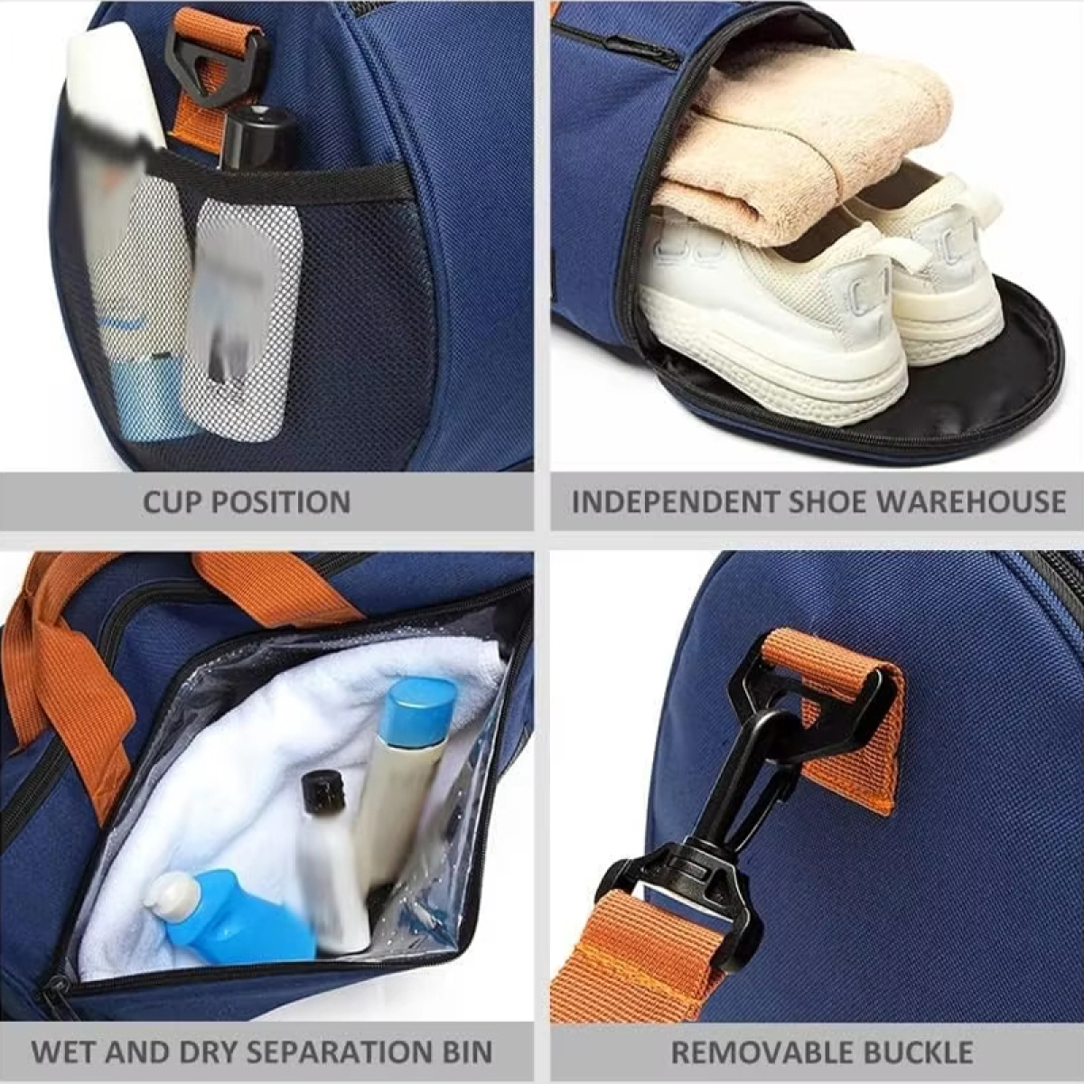 Bolso De Mano Deportivo De Viaje Para Gimnasio Deporte - Imagen 9