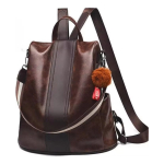 Mochila Cartera Antirrobo Mujer Sin Acceso Delantero Cuero