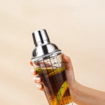 Coctelera De Vidrio Profesional Mezclador Con Recetas - Imagen 3