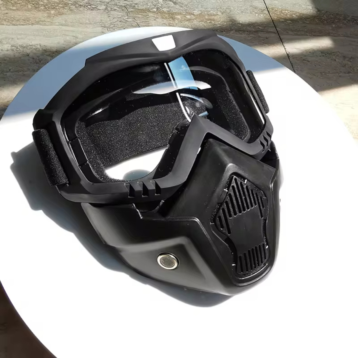 Mascara Para Casco Abierto Antiparra Protección Moto - Imagen 8