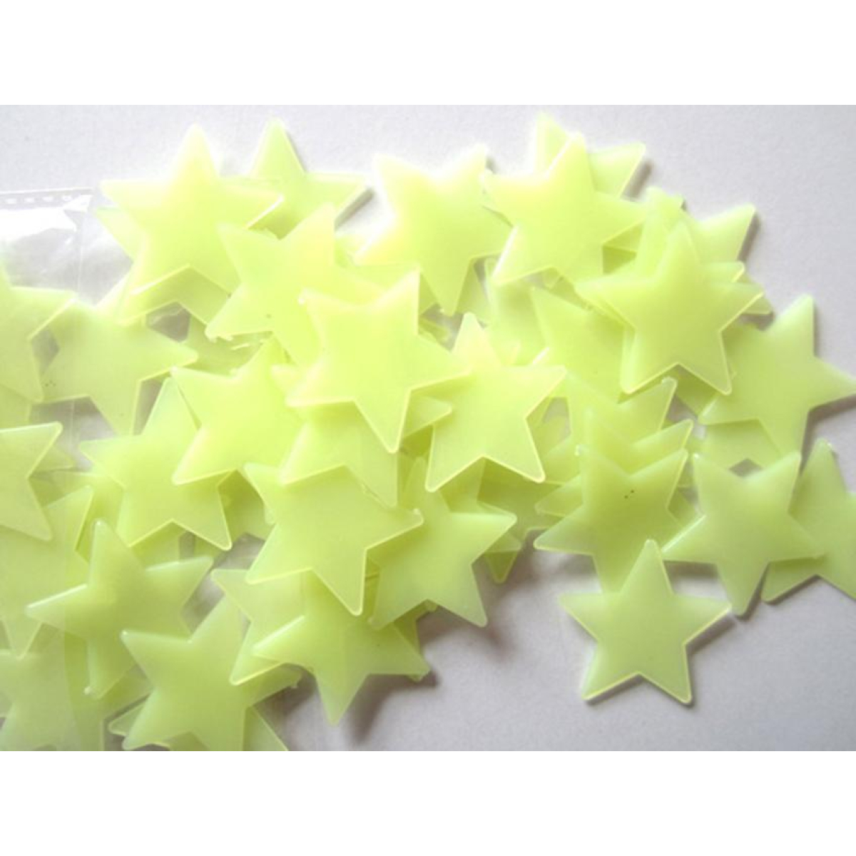 Estrellas Fluorescentes Luminosas De Pared 3d Decoración - Imagen 2