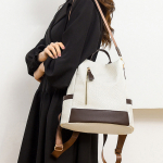 Cartera Mochila Anitrrobo Diseño De Piel Cocodrilo - Imagen 3
