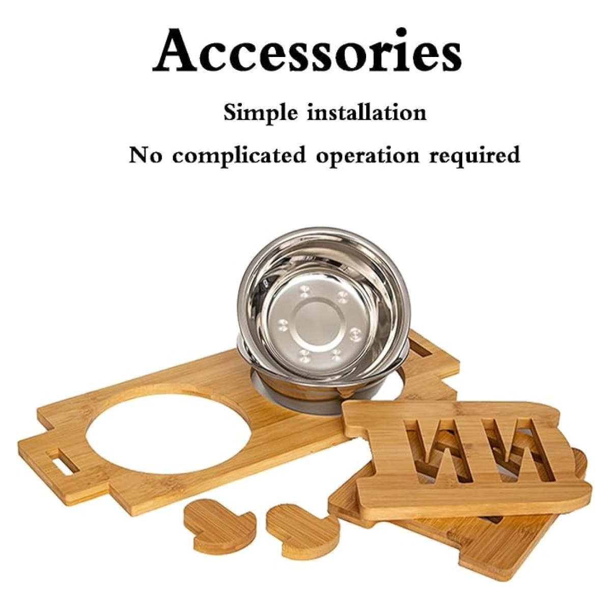 Soporte Doble Elevado Para Comederos De Mascotas Ajustable - Imagen 6