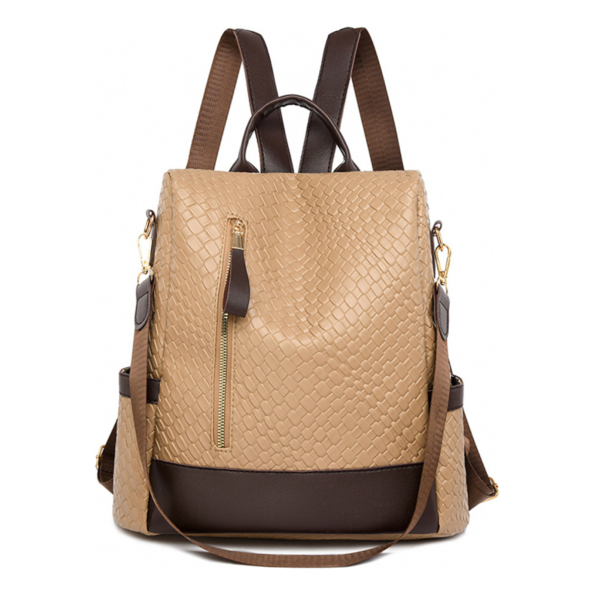 Cartera Mochila Anitrrobo Diseño De Piel Cocodrilo - Imagen 1