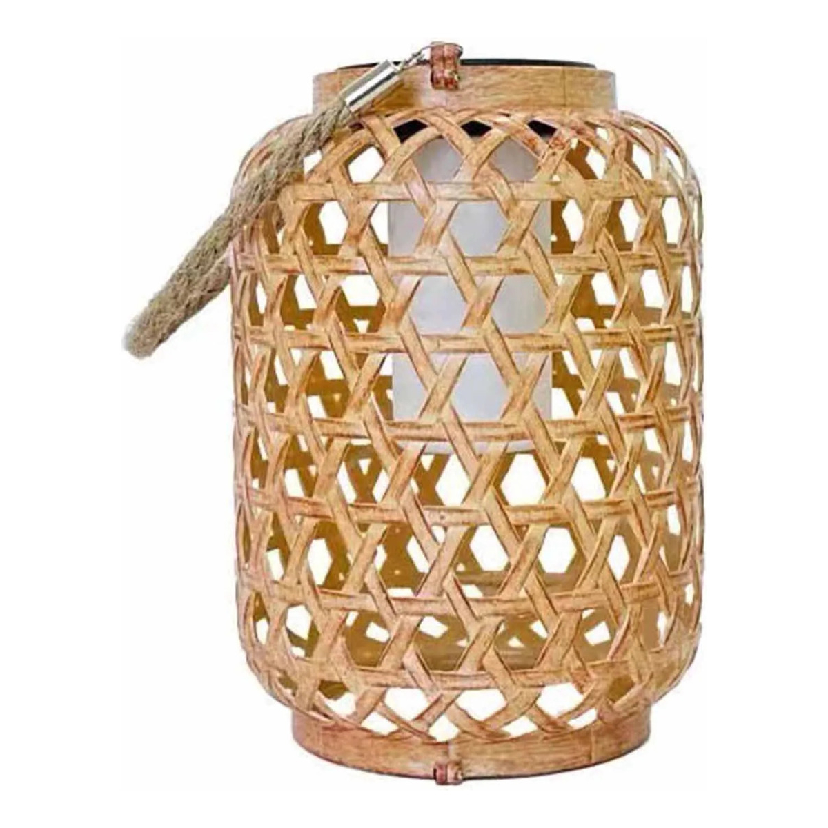 Lampara Farol Solar Colgante De Plástico Para Exteriores - Imagen 1