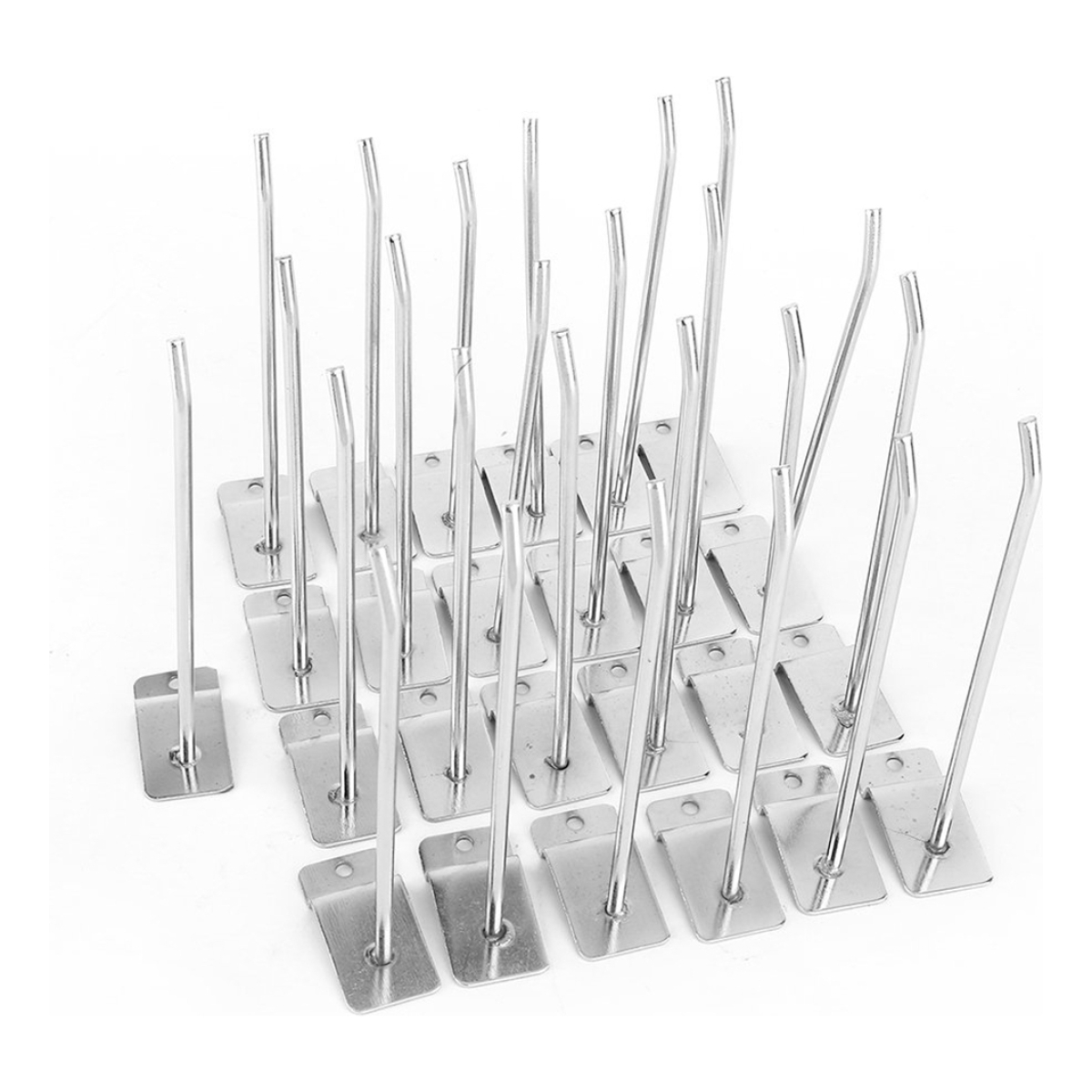 Ganchos Exhibidores 10 Cm Para Panel Ranurado Reforzados - Imagen 6