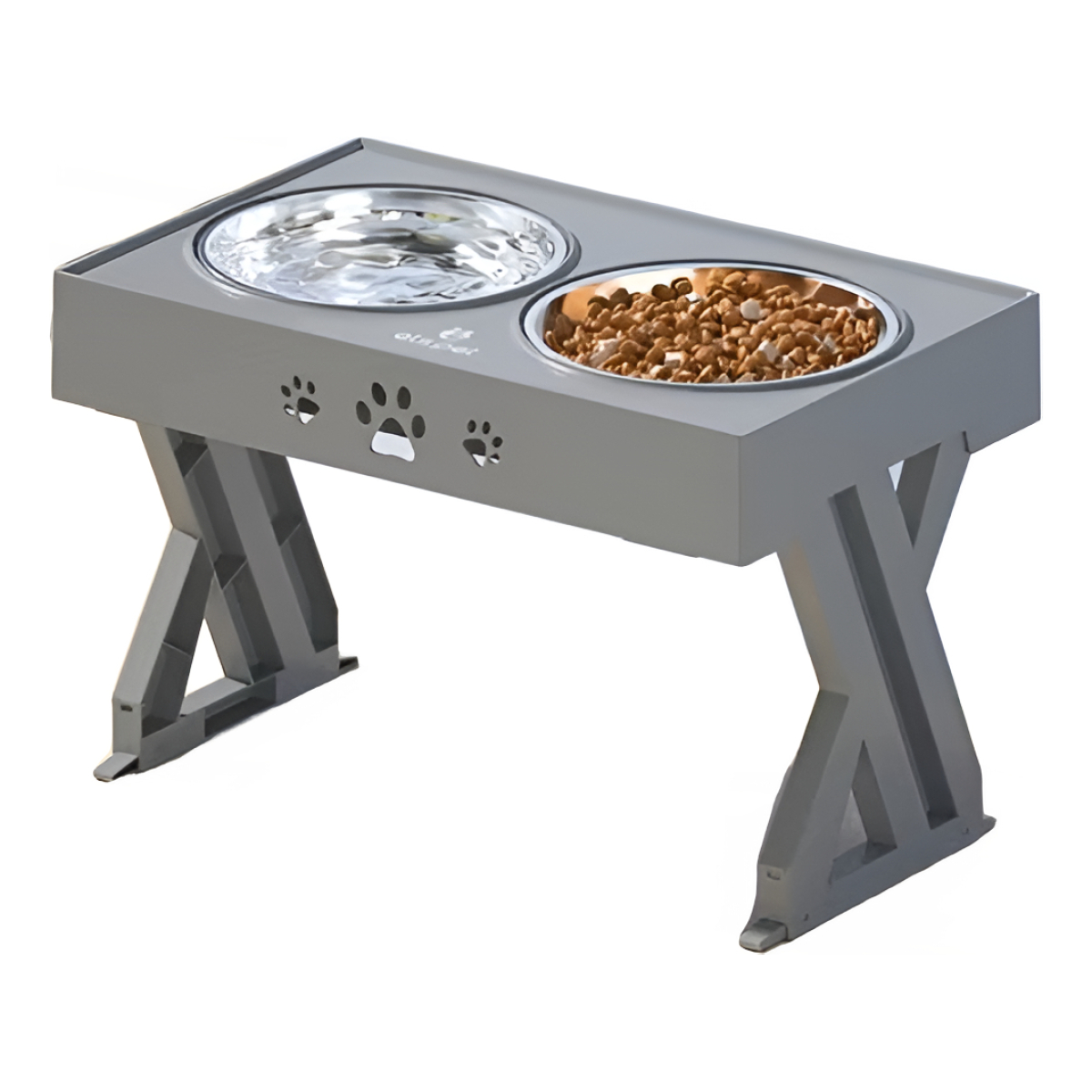 Comedero Doble Regulable 3 Alturas Para Gato O Perro - Imagen 6