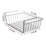 Organizador Soporte Armario Colgante Almacenar Baño Cocina - Imagen 2