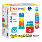 Juguete Infantil Apilamiento Vasos Encastre Construcción - Imagen 3