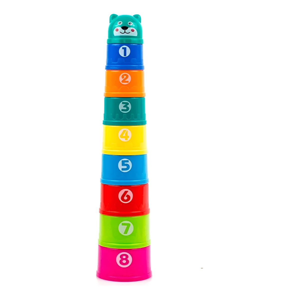 Juguete Infantil Apilamiento Vasos Encastre Construcción - Imagen 2