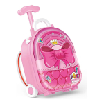Valija Set Tocador Infantil De Belleza Con Ruedas
