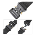 Cinturon Táctico Con Hebilla De Metal Regulable - Imagen 3