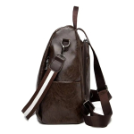 Mochila Cartera Antirrobo Mujer Sin Acceso Delantero Cuero - Imagen 2