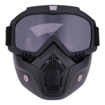 Mascara Para Casco Abierto Antiparra Protección Moto - Imagen 6
