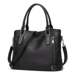 Cartera Bolso De Mano Gran Capacidad + Pouch - Imagen 4