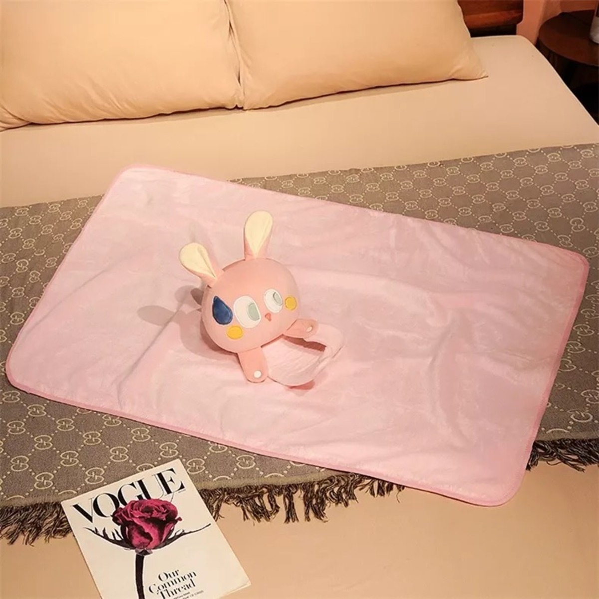 Manta Para Bebe Con Peluche De Apego Infantil Para Enrollar - Imagen 2
