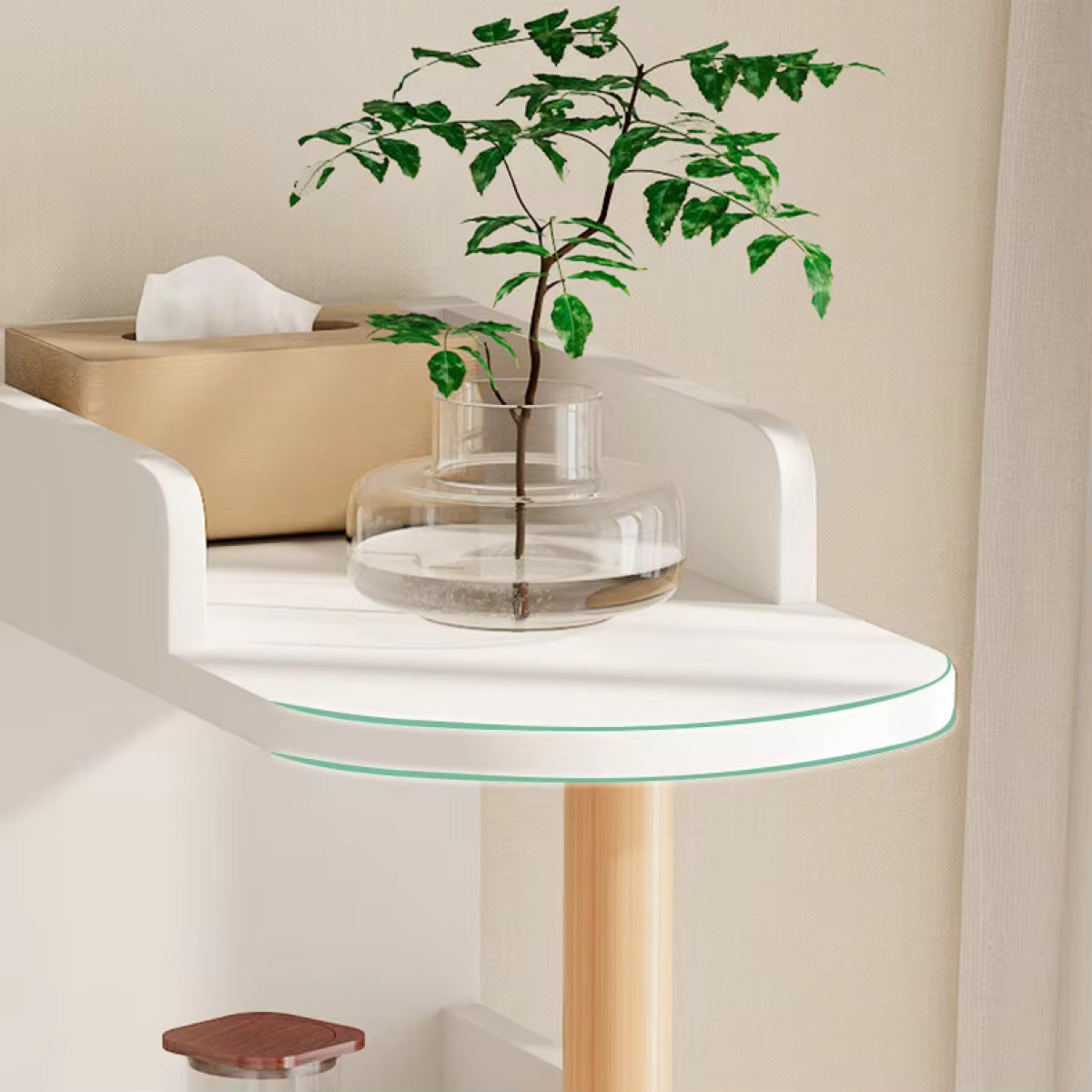 Mesa De Noche Organizador De 3 Estantes Para Dormitorio - Imagen 10