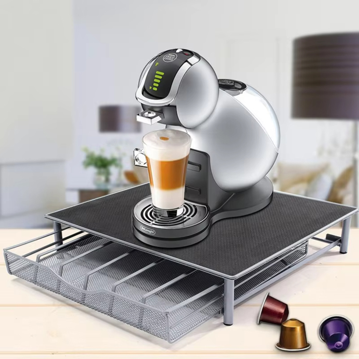 Cajón Para Capsulas De Café X36 Grande Con Patas - Imagen 3