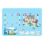 Mini Arco De Fútbol Práctica Puntería 2 En 1 + Pelota - Imagen 2