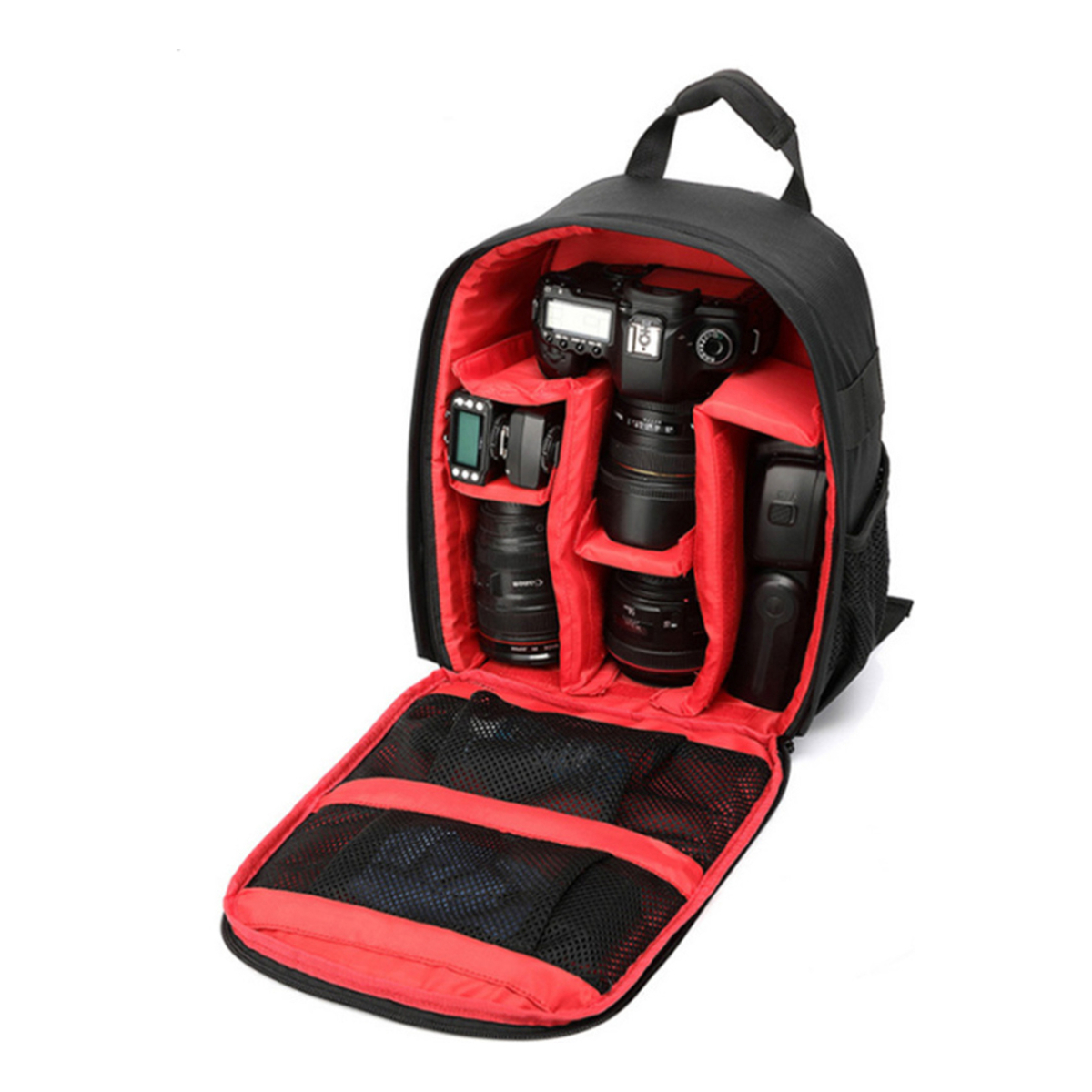 Mochila Para Cámara Reflex Viaje Canon Nikon Resistente - Imagen 6