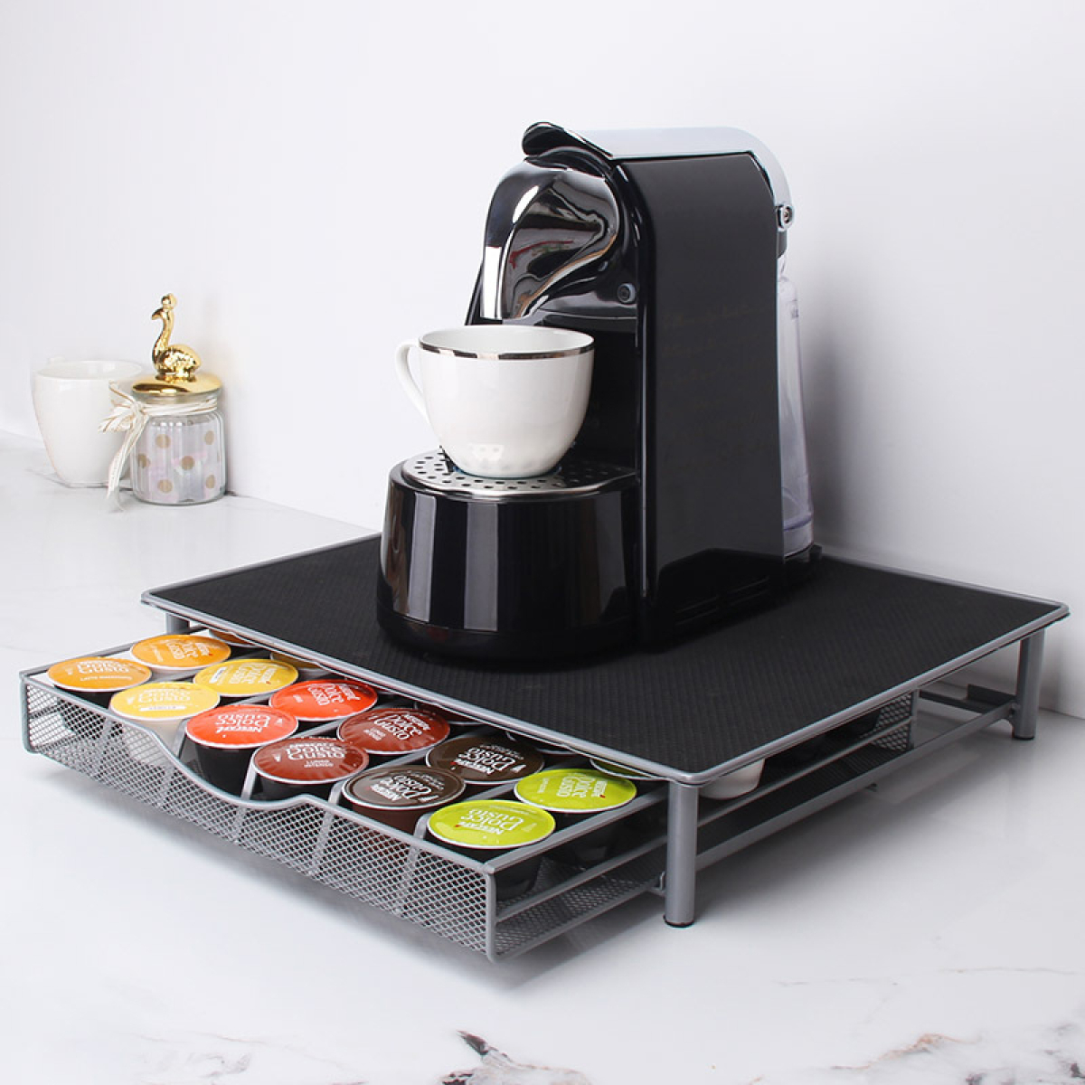 Cajón Para Capsulas De Café X36 Grande Con Patas - Imagen 2