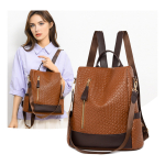 Cartera Mochila Anitrrobo Diseño De Piel Cocodrilo - Imagen 19