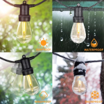 Guirnalda Para Exteriores 25 Luces Led Vintage - Imagen 3