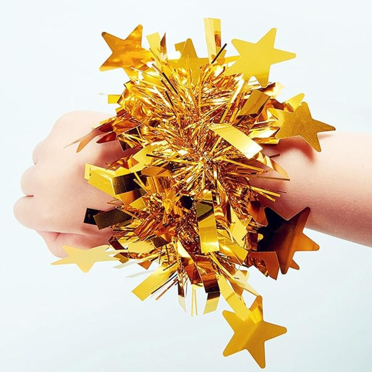 Muñequera Pompon Cotillon Brillante - Imagen 1