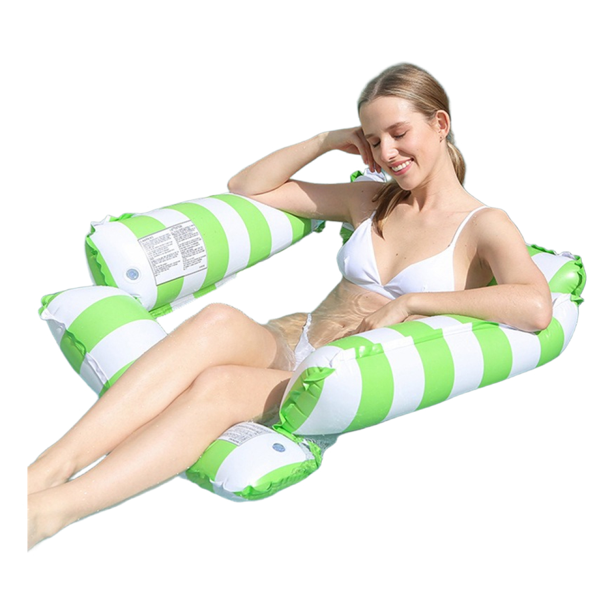 Sillon Silla Inflable De Piscina + Inflador Verano - Imagen 5
