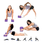 Ladrillo P/ Yoga Y Pilates Bloque Goma Eva Colores Iluminara - Imagen 25