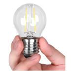 Lampara Lamparita Filamento Led Gota Cálida 4w E27 - Imagen 3