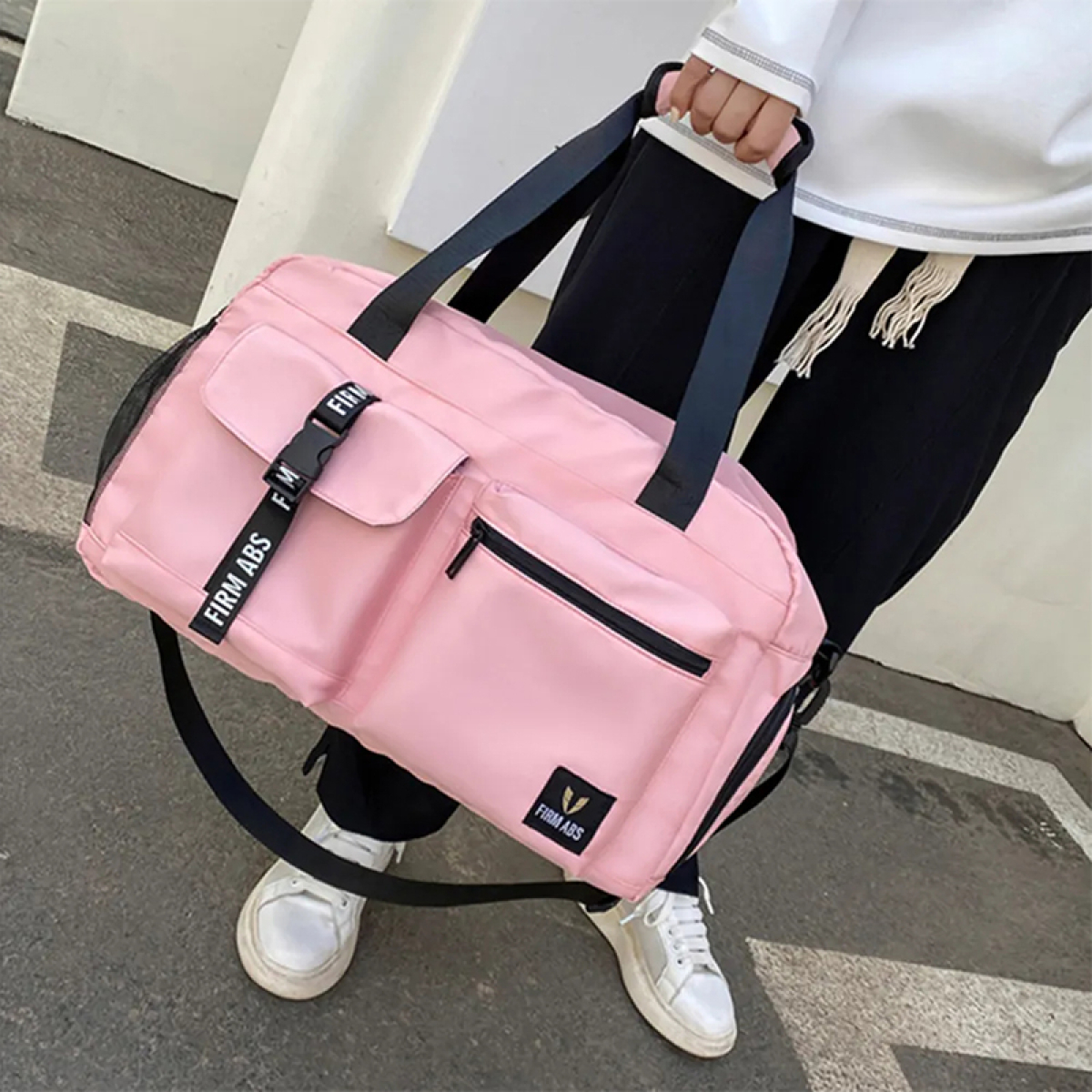 Bolso De Viaje Espacioso Bolsillo Para Zapatos Enganchable - Imagen 15